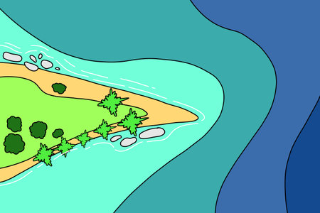 sea sand sun beach summerview palette styleの写真素材