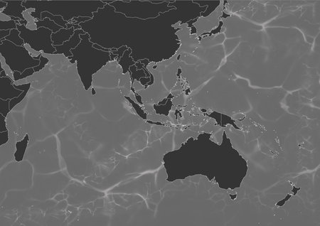 Balck World map wave background classic styleの写真素材