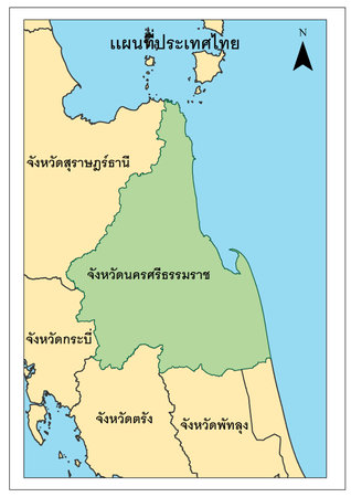 Nakhon Si Thammarat province Thailand asia style classic wallpaperの写真素材