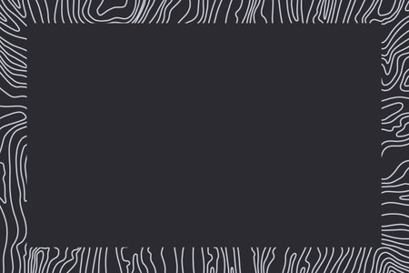 topographic map contour line surface black wallpaperの写真素材