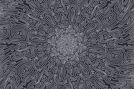 topographic map contour line surface black wallpaperの写真素材