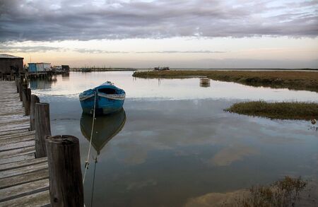 floating aloneの写真素材