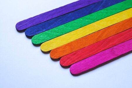 colorful background with rainbow colorの写真素材