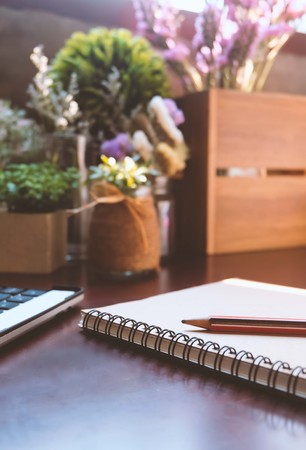 note background for businessの写真素材