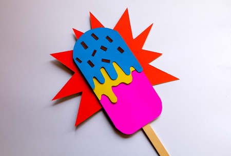 paper cut backgroundの写真素材