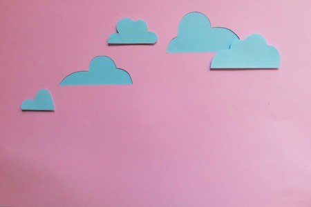 paper cut backgroundの写真素材