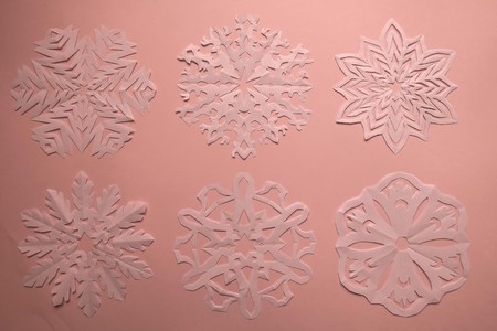 paper cut backgroundの写真素材