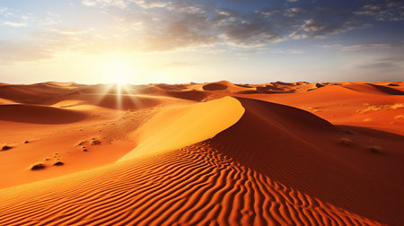 an image of the Sahara desert. GENERATE AIの素材