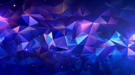 polygonal nighttime backdrop. GENERATE AIの素材