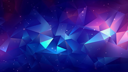 polygonal nighttime backdrop. GENERATE AIの素材