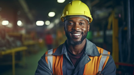 man industrial engineer portrait. GENERATE AIの素材