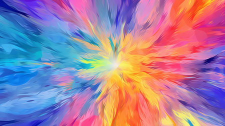 Beautiful backdrop with a color explosion. GENERATE AIの素材