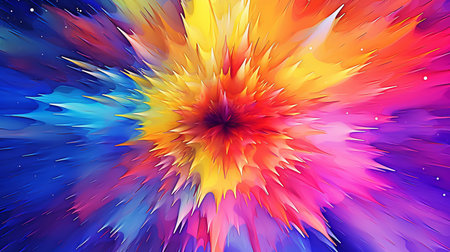Beautiful backdrop with a color explosion. GENERATE AIの素材