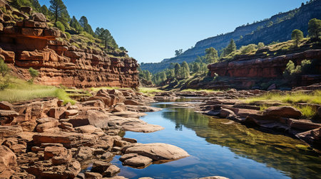 Sandstone formations of great beauty.の素材