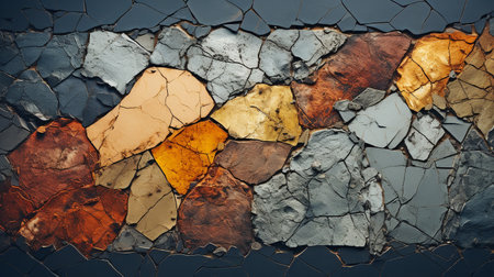 a gorgeous abstract backdrop with a mosaic of many Earthly textures.の素材