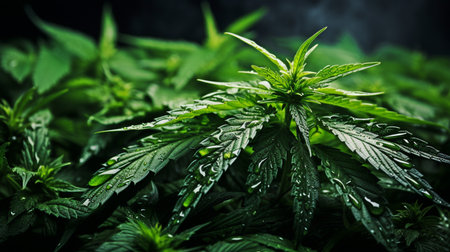 Cannabis background images.の素材