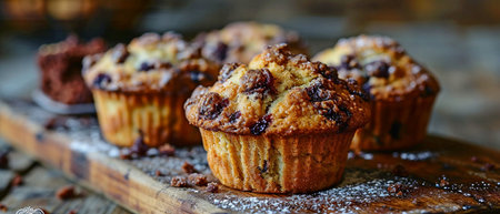 photograph of muffins.の素材