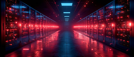 Cloud security, dramatic and dynamic compositions, copy space, and advanced security measures are all included in this safe and secure cloud data center.の素材