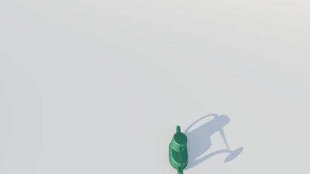 Rendering watering potの写真素材