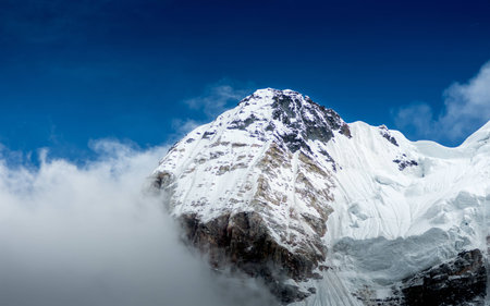 Snow moutain in Yading nationalparkの写真素材