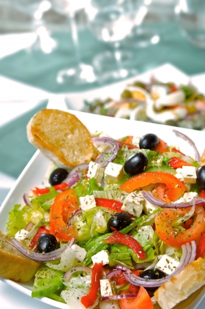 Fresh mixed vegetable salad の写真素材
