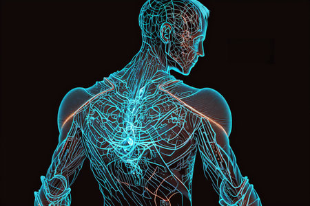 Human Body Organs Anatomy For Medical Concept 3D Illustrationの素材