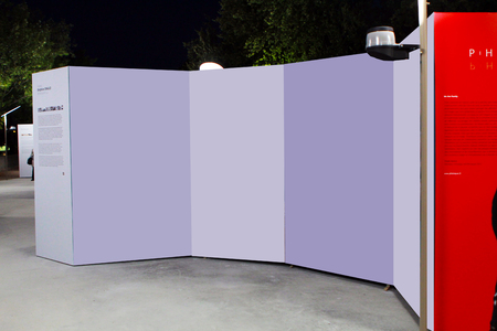 Open air art exhibition