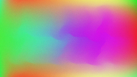 Grainy abstract background, noisy rainbow color glowing shape for banner poster header cover wallpaper designの写真素材