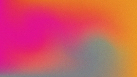 Grainy banner background pink orange abstract retro grainy background noise texture effect summer poster designの写真素材