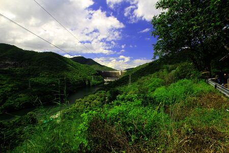 dams in tak Thailandの写真素材
