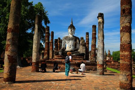 Sukhothai Historical Park, Sukhothaiのeditorial素材