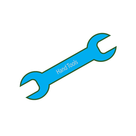 Vector Wrench, tool on backgroundのイラスト素材