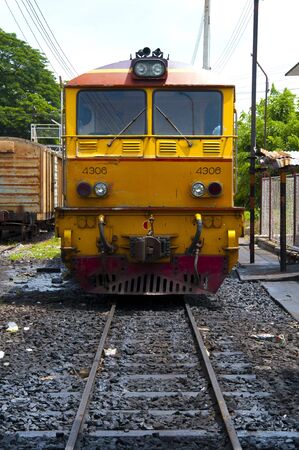 Train on raiway,のeditorial素材