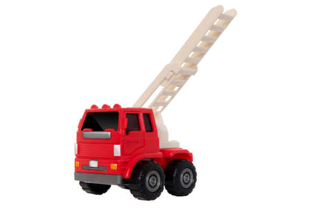 Toy Fire truck for kids to play and enhance their learning Red truck with stair that can be...