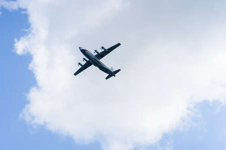 28.04.2020 Russia Rostov-on-don professional pilots of military aircraft shows tricks in the sky....