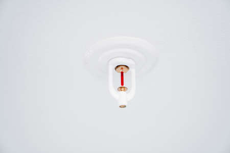 fire suppression system on the ceiling in the house or in the office. irrigation