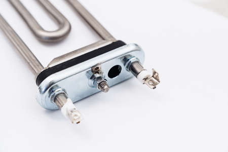 new tubular electric heater. repair of washing machine.の写真素材