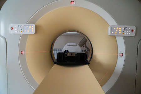 computer tomograph. medical equipment for medical diagnostics and research.