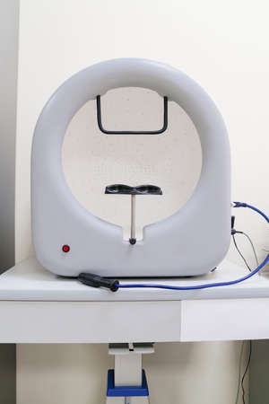 perimeter spherical ophthalmic. modern equipment for an ophthalmological clinic