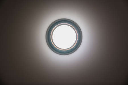 the light bulbs in the spotlight ceiling lamp
