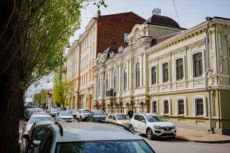 architecture of the city. an old building. walks through the old streets.のeditorial素材