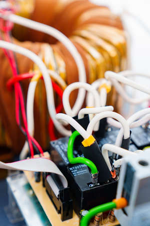 Internal device of electrical appliance, voltage stabilizer. Electrical diagram.