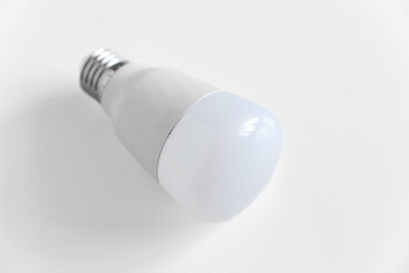 a smart lamp on a white background