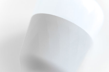 a smart lamp on a white backgroundの写真素材