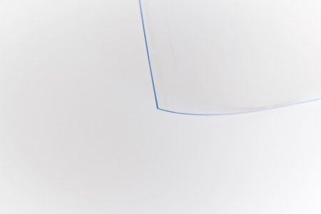 PVC film. polymeric material made of polyvinyl chloride.