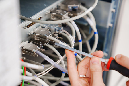 installation and start-up of cabinet with electrical equipment