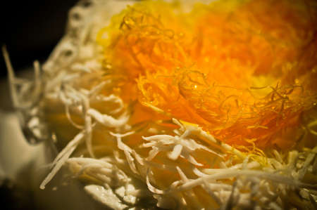 Coconut cake closeup food detailの写真素材