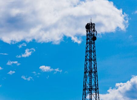Antenna with blue sky