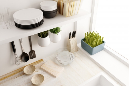 kitchen room of interior designの写真素材