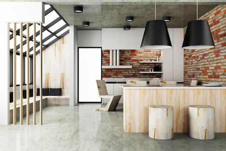Contemporary style of Dining room interior designの写真素材